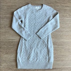 Gray Sweater Dress in XXS